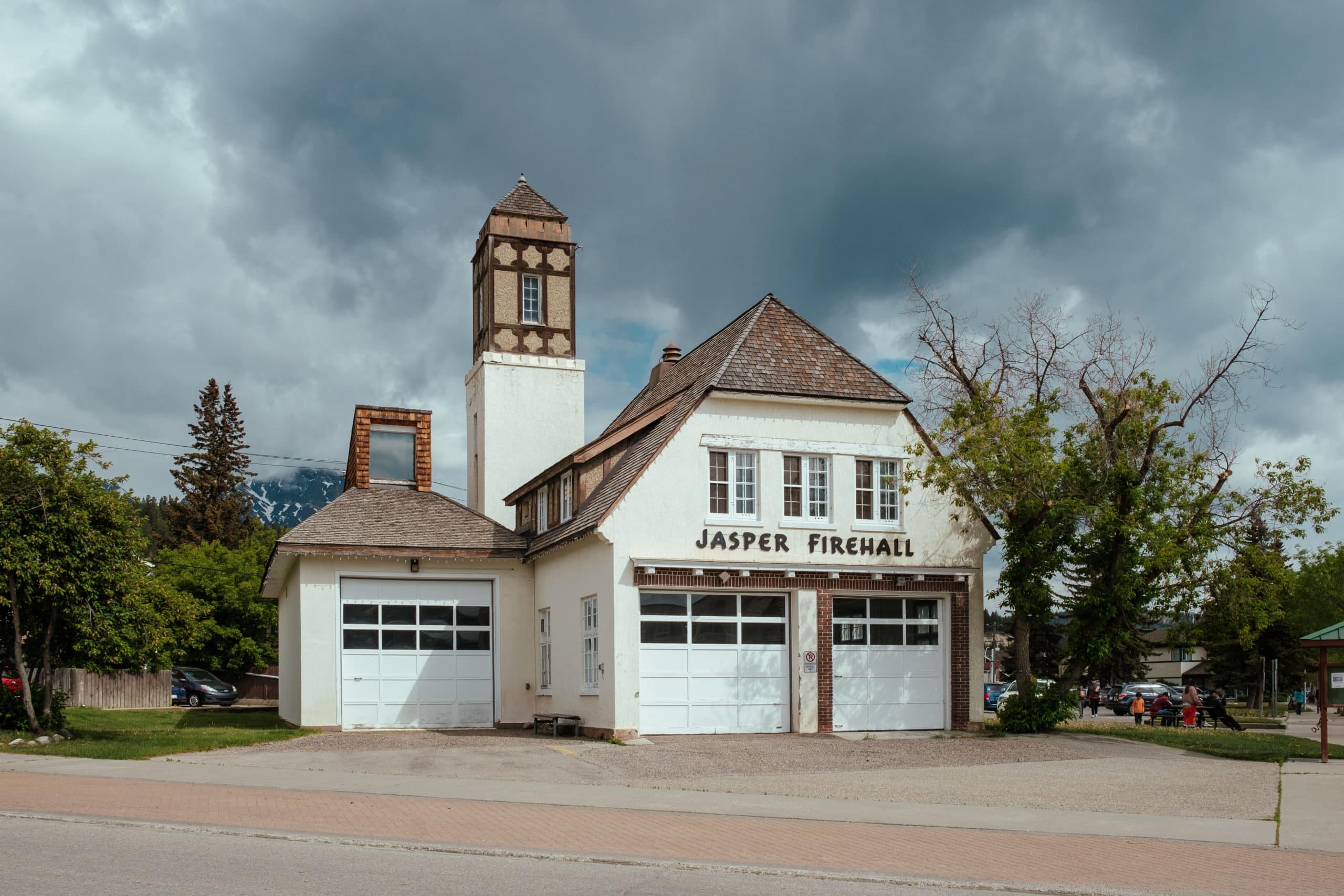 The Jasper Firehall building.