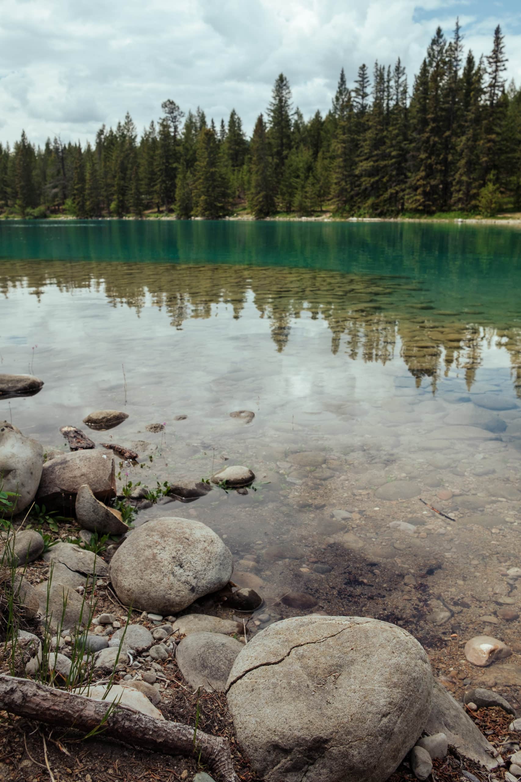 Reflections in Lake Annette.