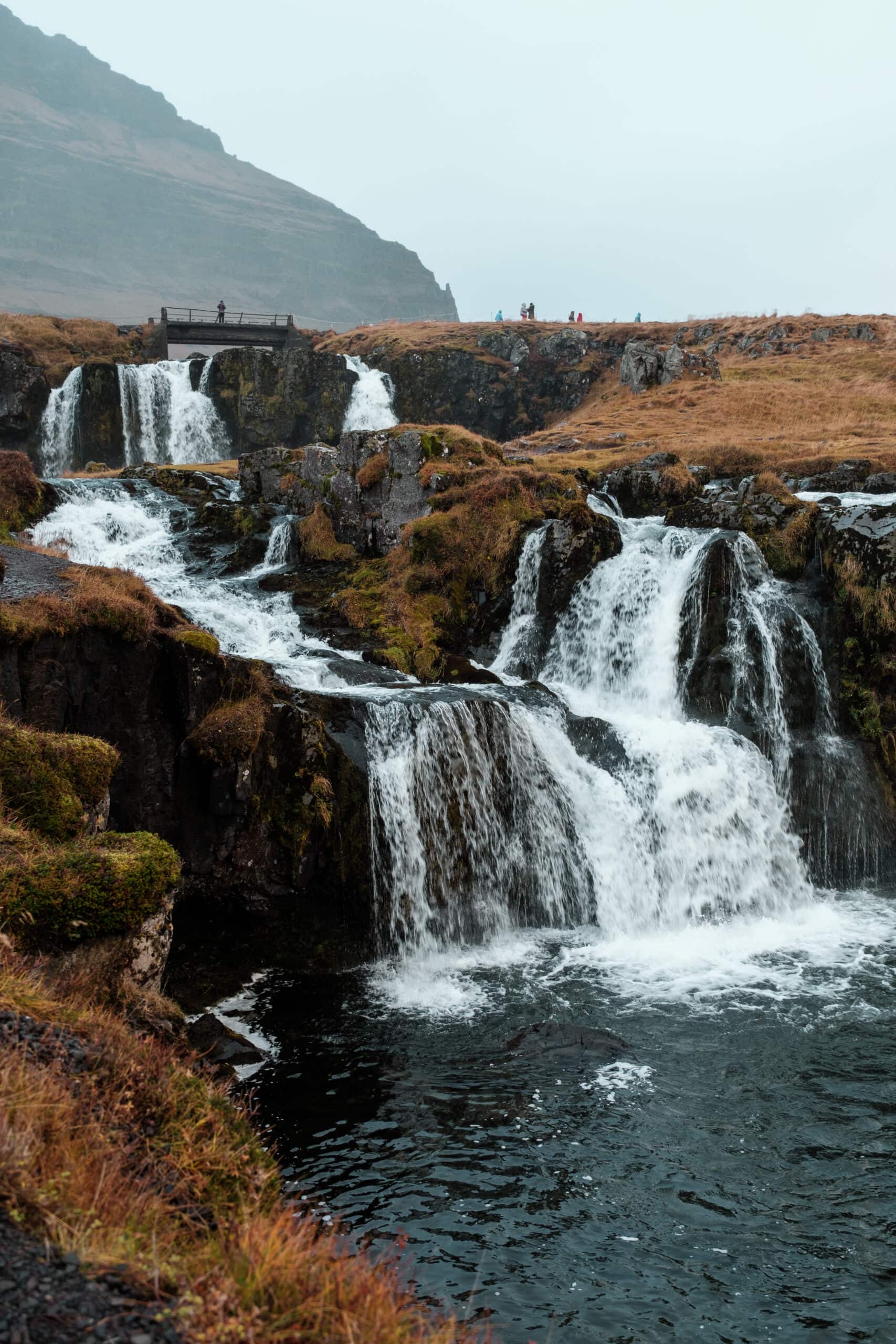 Looking back toward Kirkjufellsfoss.