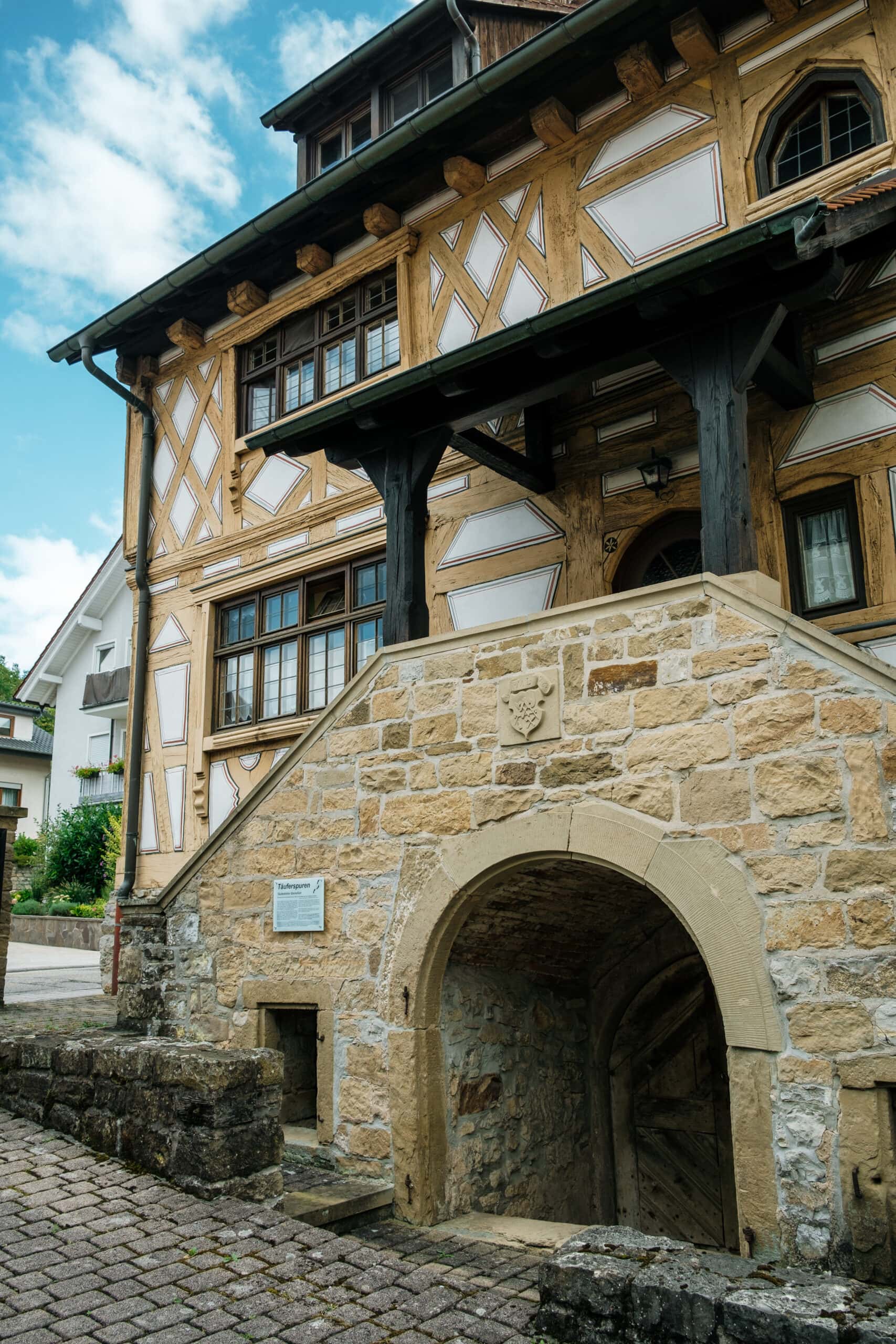 The exterior of the cellar.