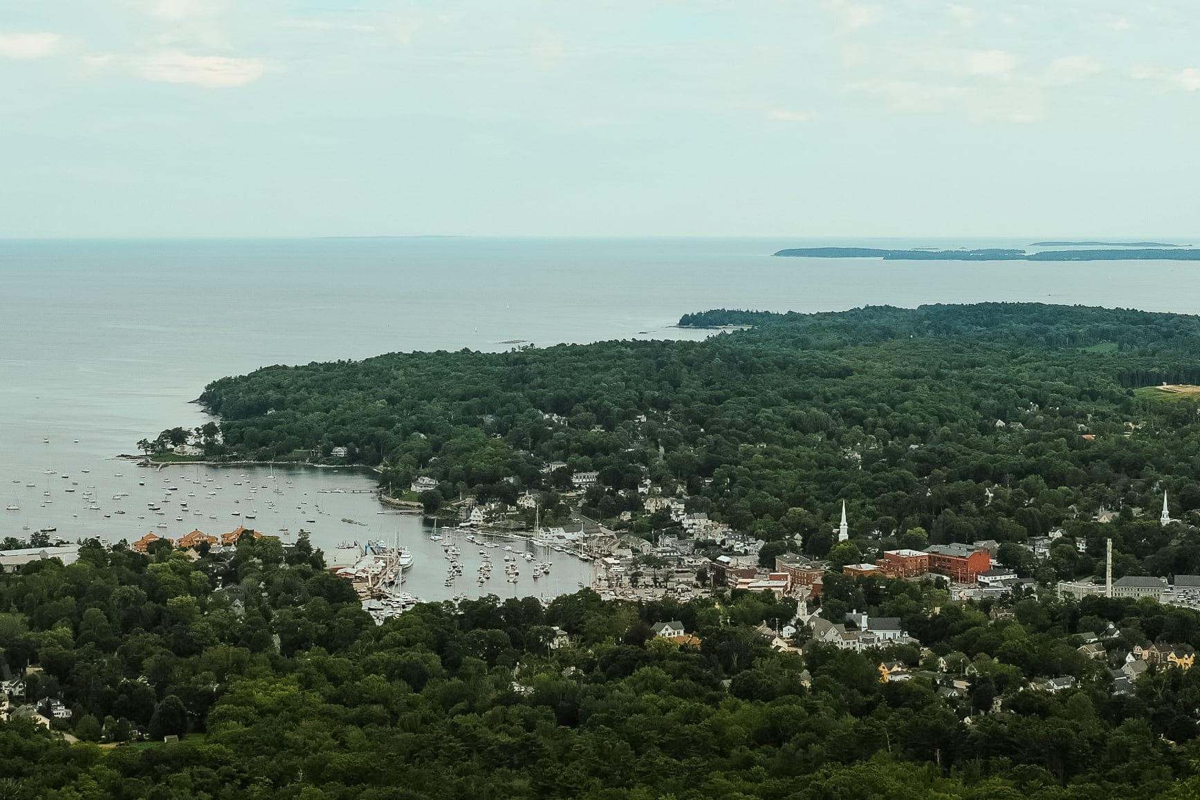 The view from Mount Battie.