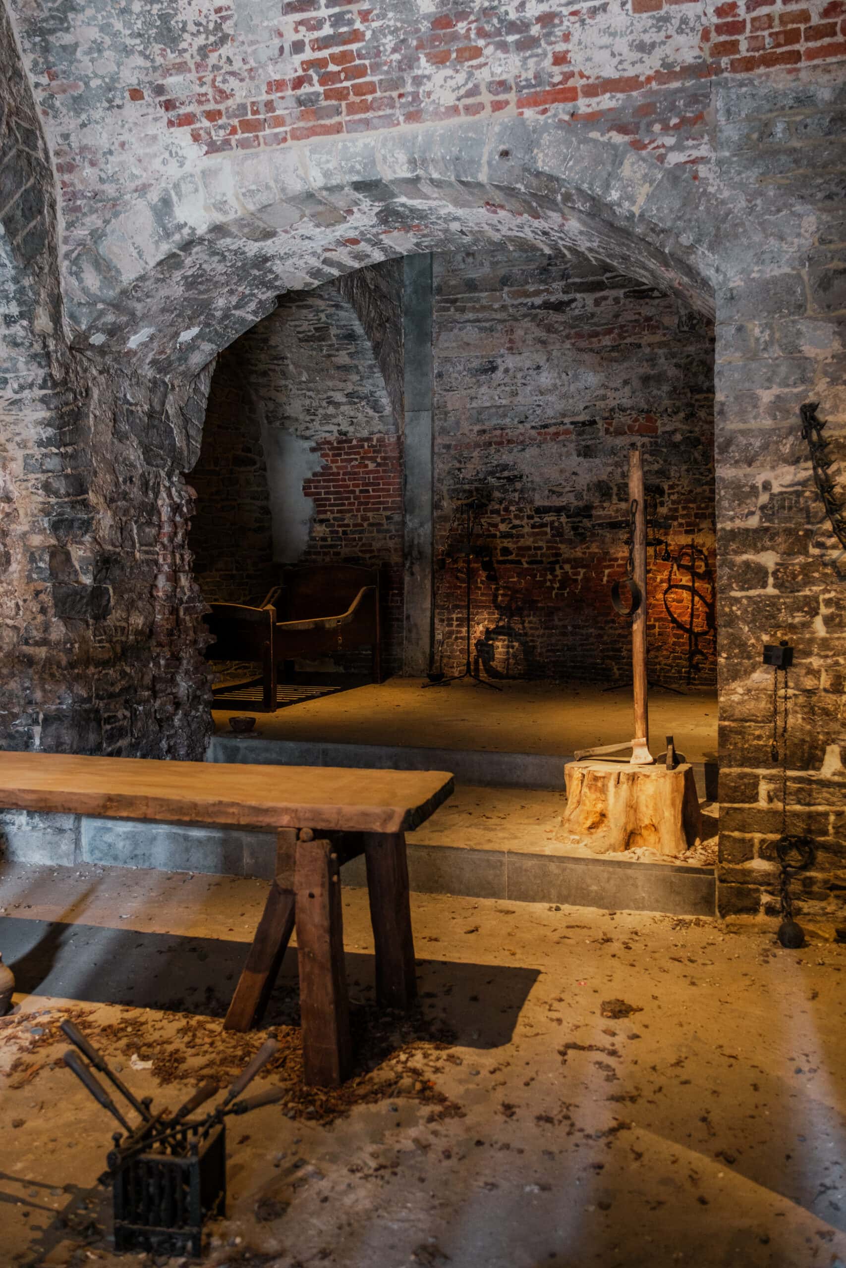 Implements of torture in Gravensteen.