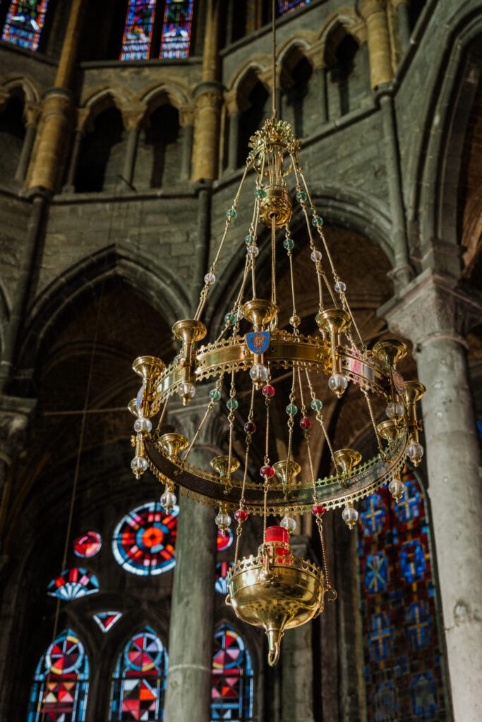 The interior of the Notre Dame of Dinant.