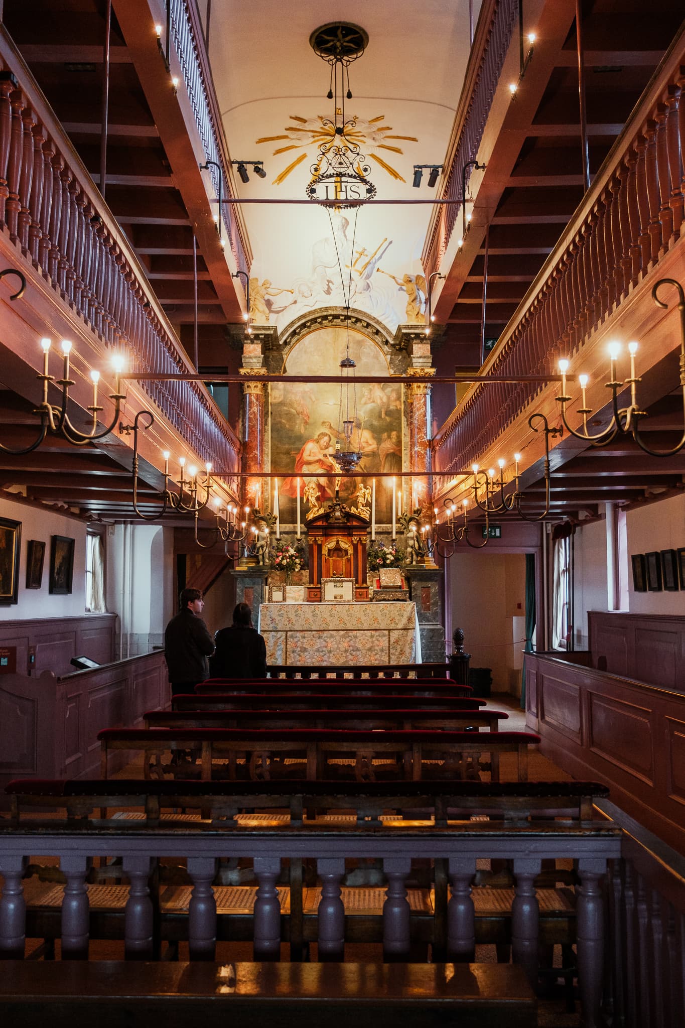 Interior of Our Lord in the Attic museum.