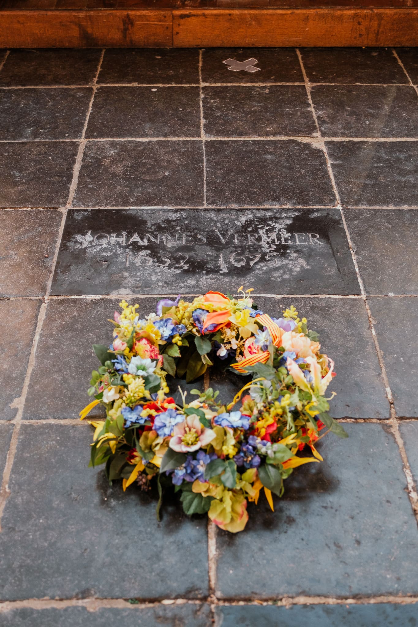 Tomb of Johannes Vermeer.