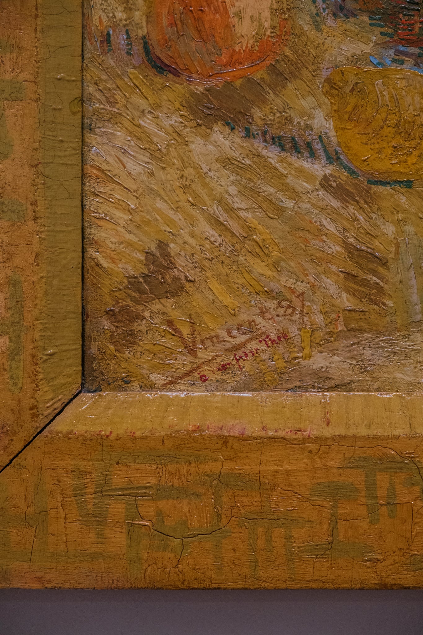 Van Gogh signature on one of his paintings.
