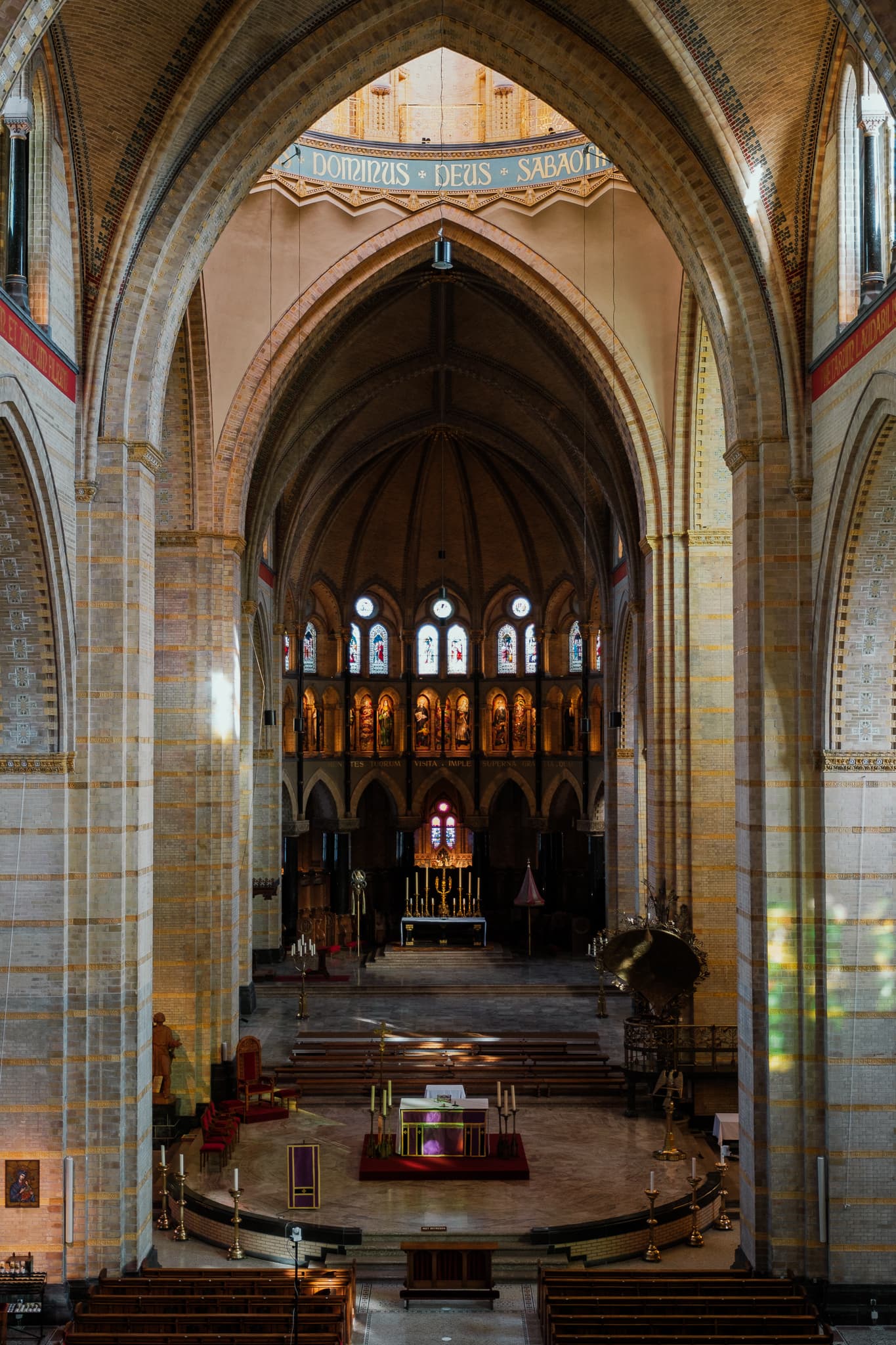 The interior of St. Bavo's Cathedral.