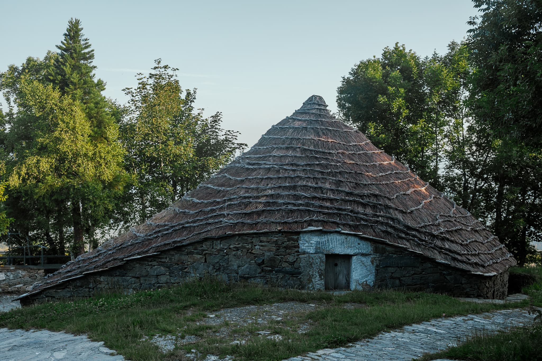 A palloza in O Cebreiro.