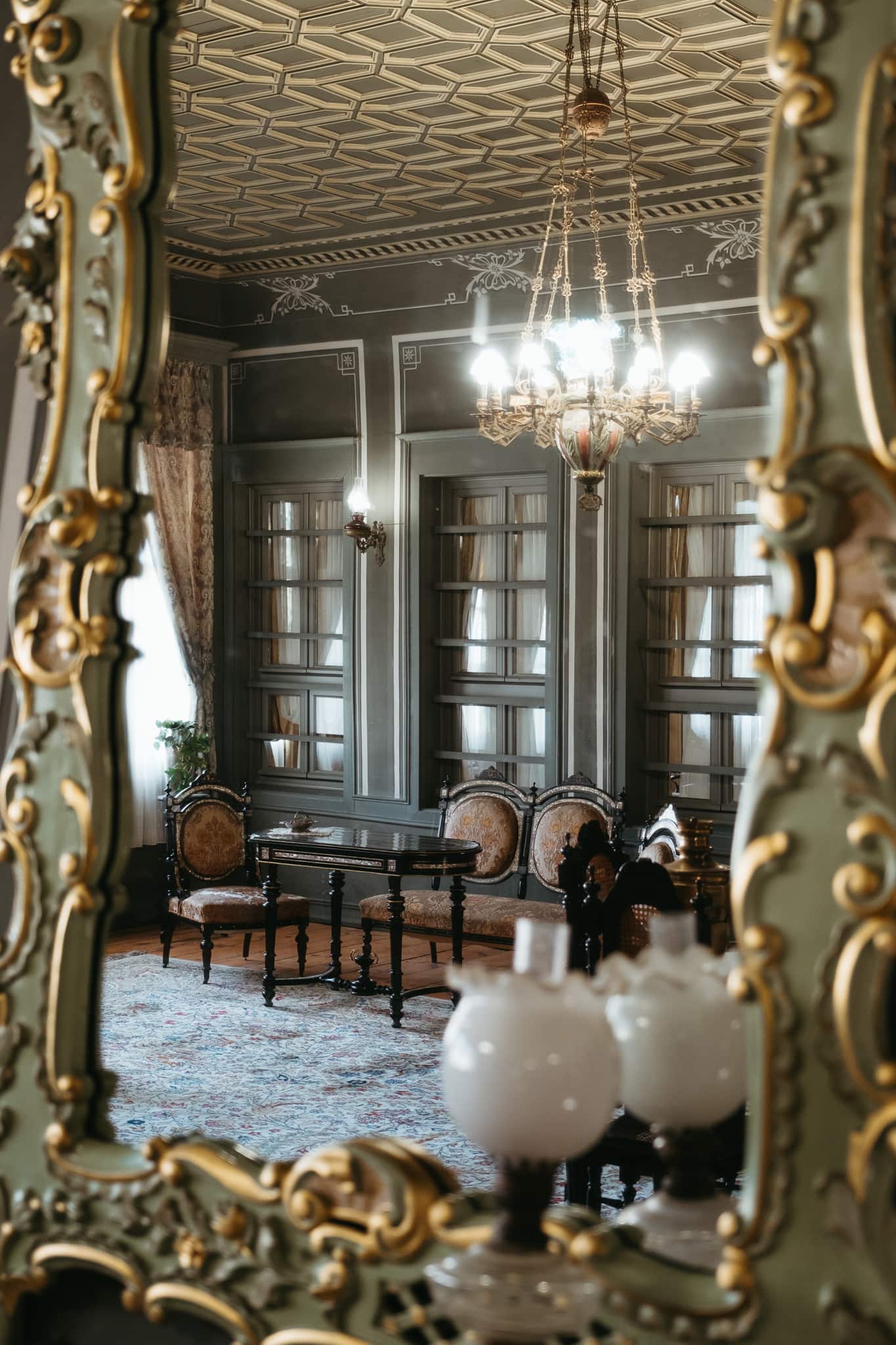 A room in a historic home in Plovdiv, Bulgaria.