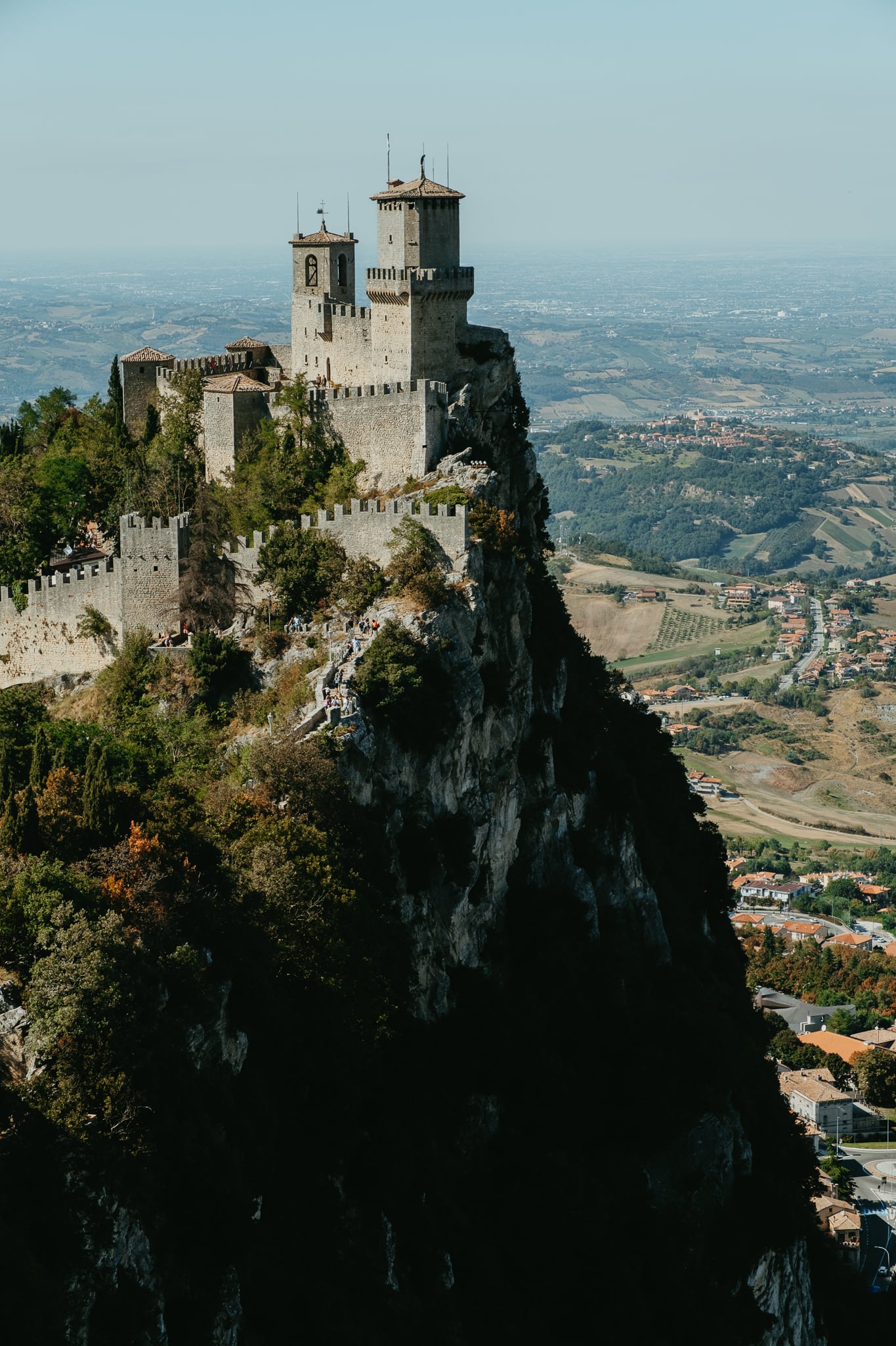 One of the three famous towers of San Marino.