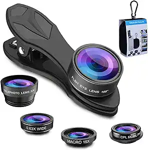 Smartphone add-on lenses