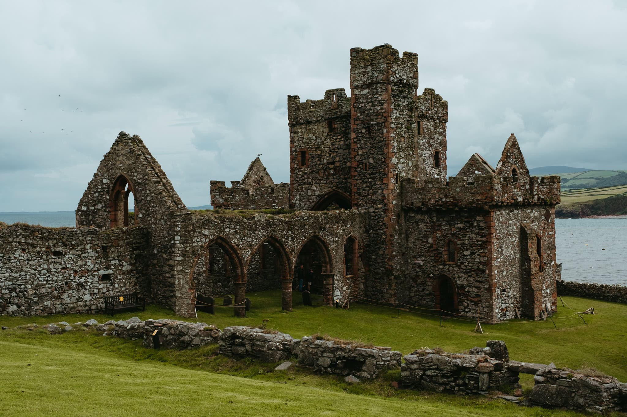 The ruins of Peel Castle.