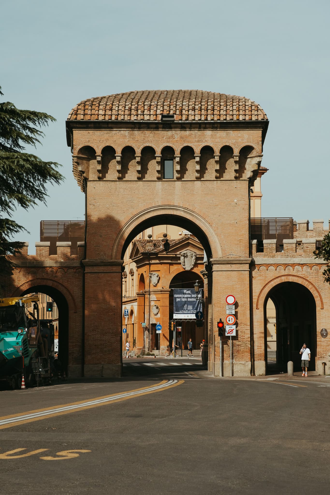 The Porta Saragozza in Bologna.