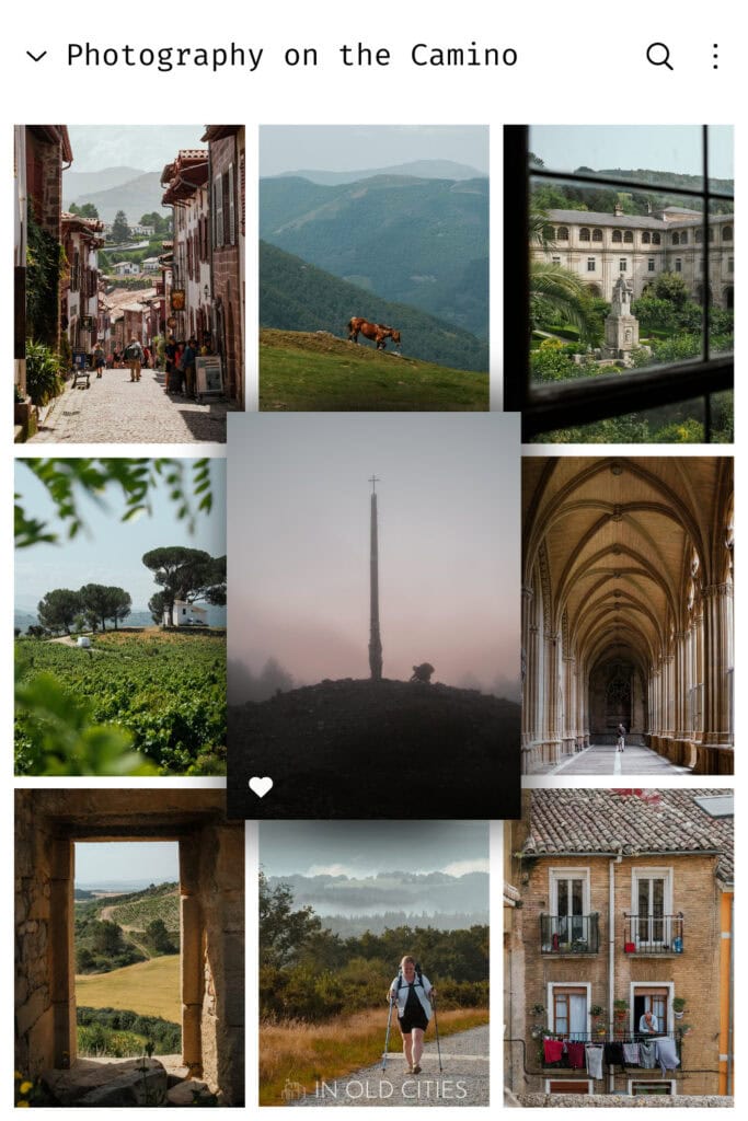 In this ultimate guide to photography on the Camino de Santiago, discover the top options for which type of camera to take on the Camino, the best photography gear for the Camino, and specific tips about how to take and edit great photos on the Camino de Santiago.