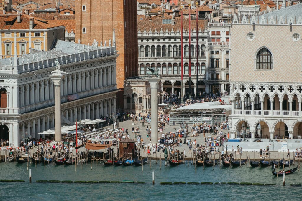 View of the waterfront beside St. Mark's Square.