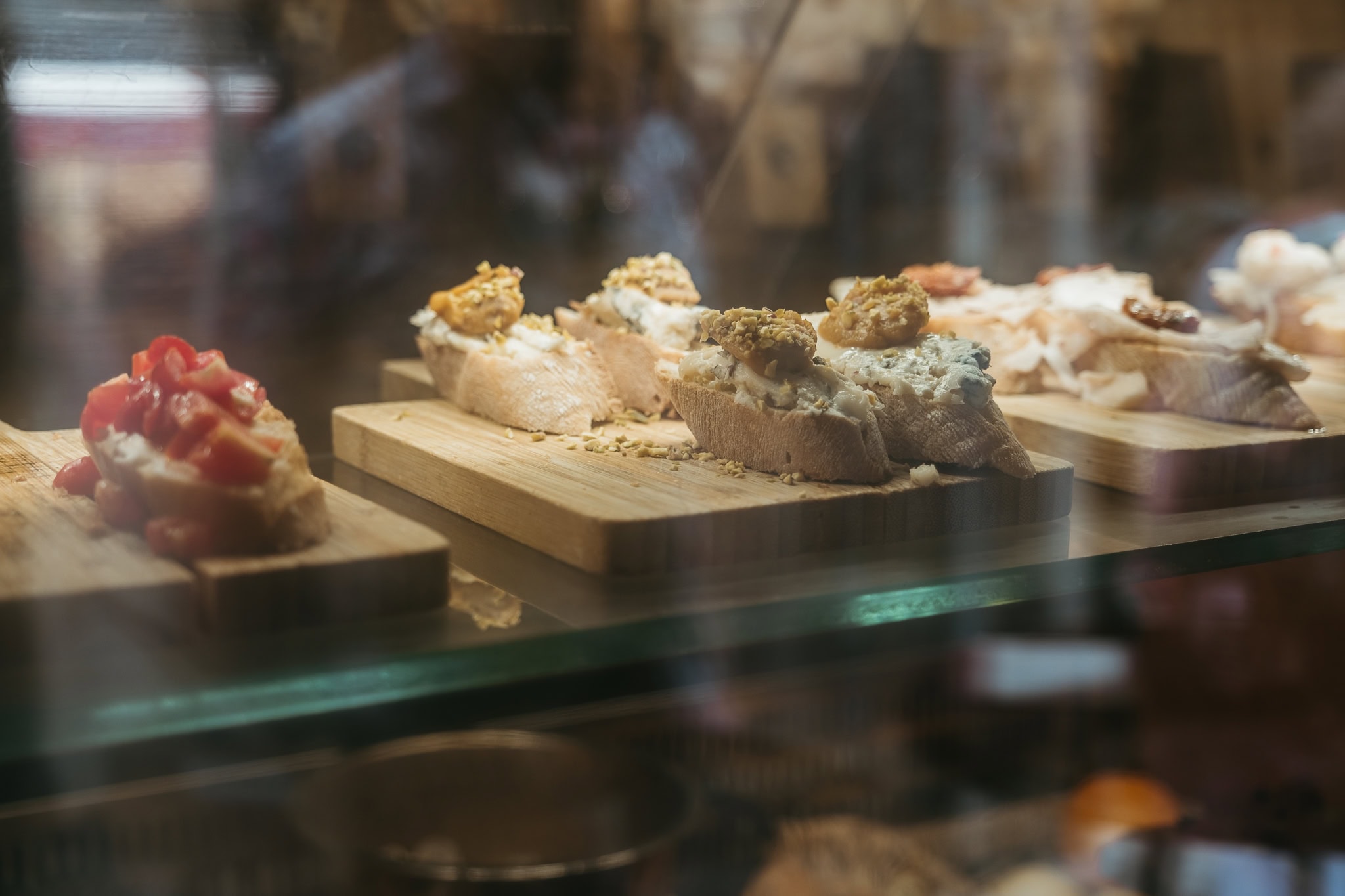 Cicchetti displayed in a window.