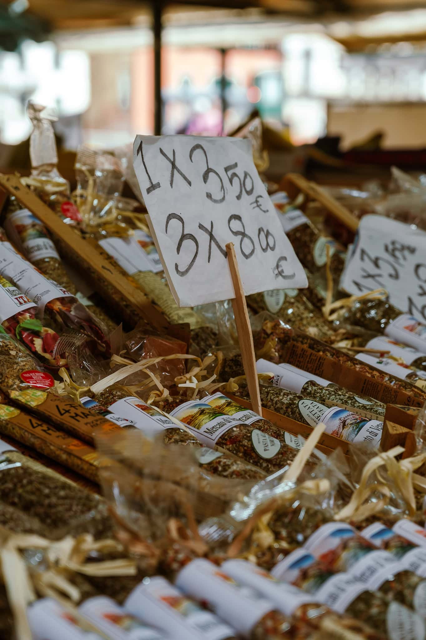 A market with many different types of food