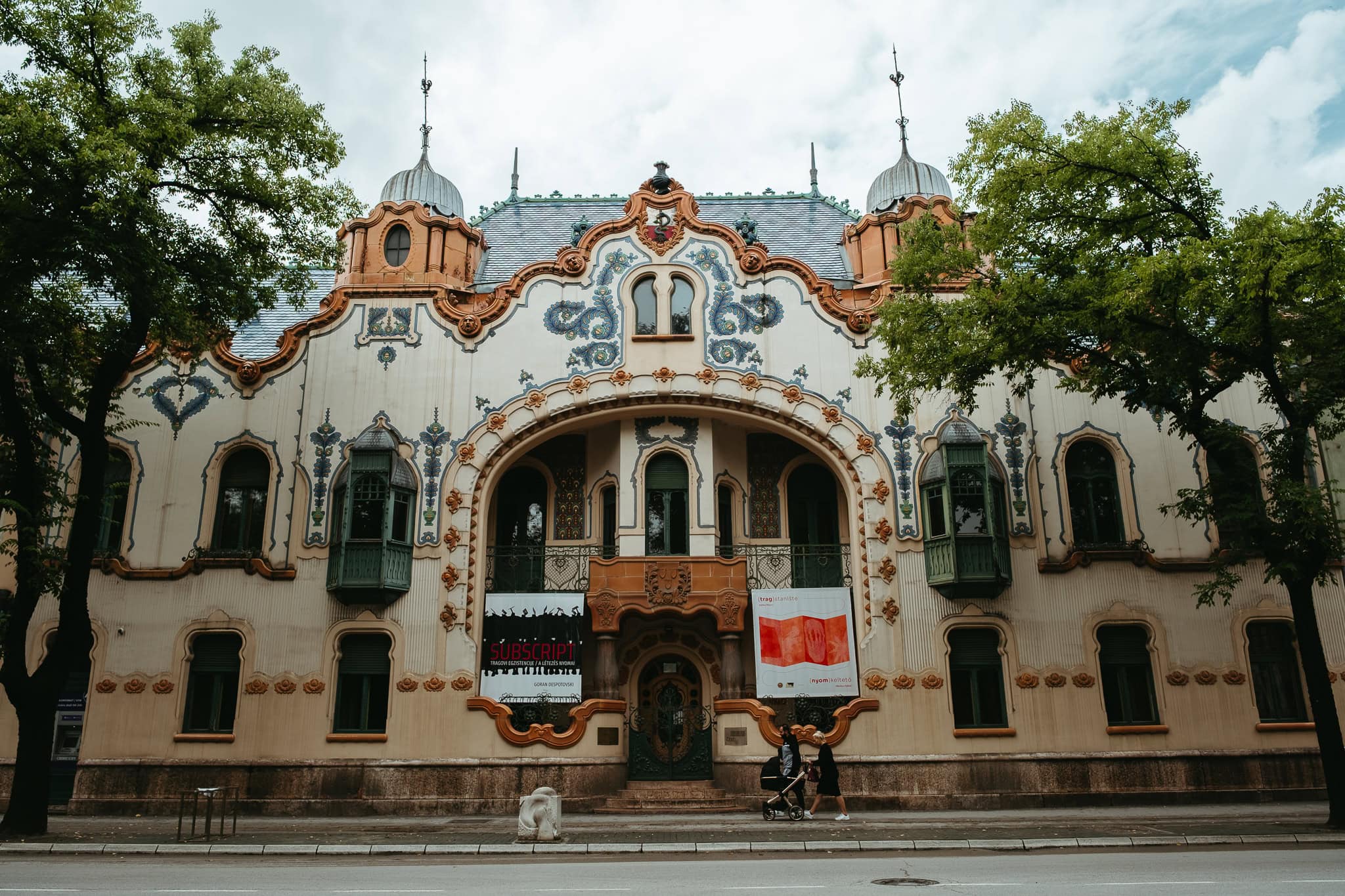 The ornate, art nouveau exterior of Raichle Palace.